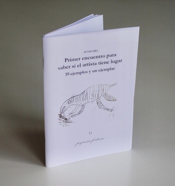 Producto - Primer encuentro para saber si el artista tiene lugar (Pequeña Fortuna)