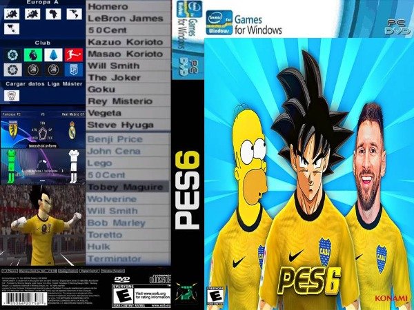 Producto - PES 6 FAMOSOS PATCH 2025 + LPF ARGENTINA 2025 (PC)