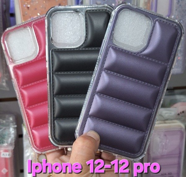Producto - Fundas puffer 360. IPhone 12-12 pro