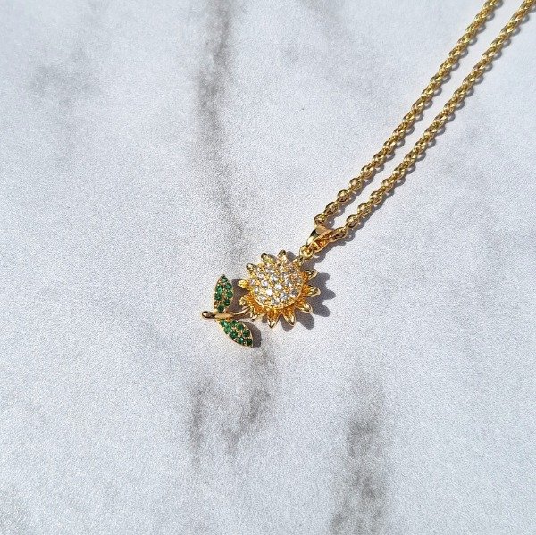 Producto - Collar Gira-sol Golden