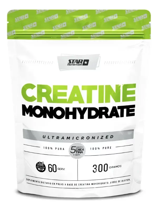 Producto - STAR NUTRITION - Creatina Monohidratada 300gr/60 serv. - 2