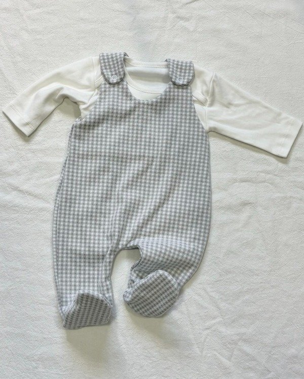 Producto - Jardinero + Body Gris