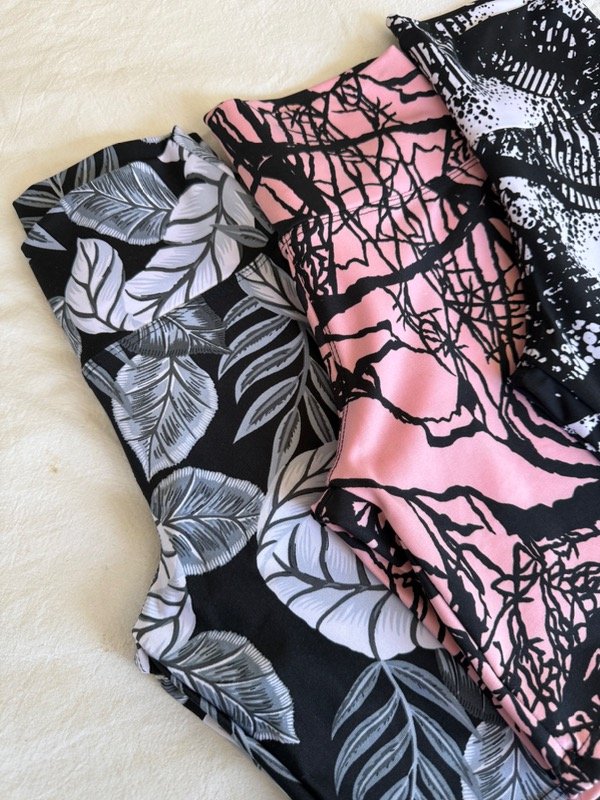 Producto - CALZA CORTA ESTAMPADA CINTURA ALTA - 0