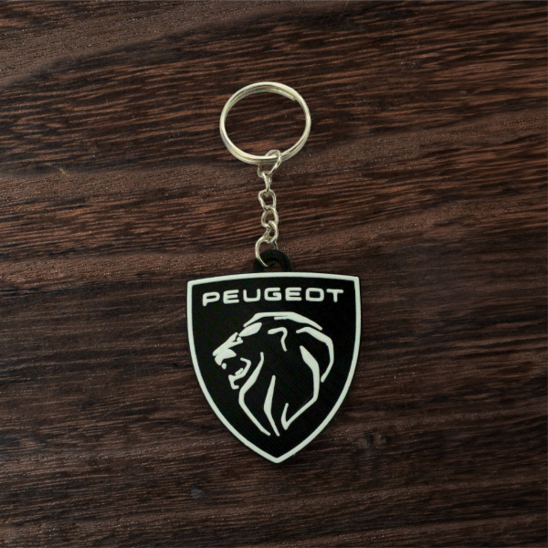 Producto - Llavero Peugeot impresión 3D