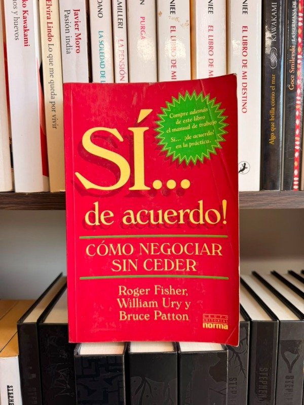 Producto - Si, de acuerdo (Fisher, Ury, Patton)