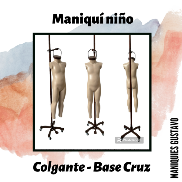 Producto - Maniquíes de niño colgantes / bases surtidas / con y sin brazos - 2