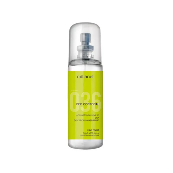 Producto - Deo Corporal N036 "Alt. 212 Carolina Herrera" - Millanel Fragancia Femenina