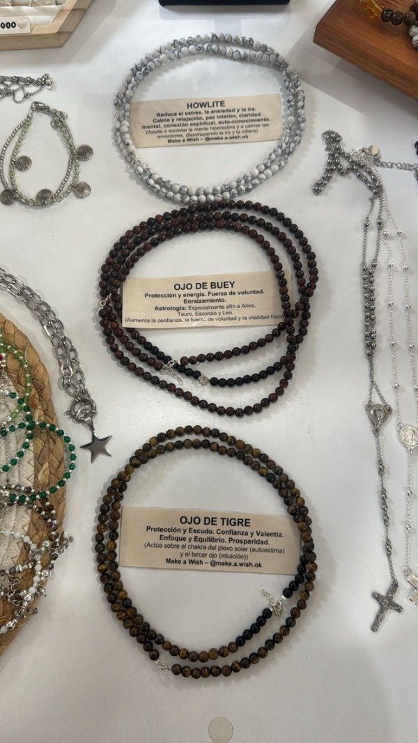Producto - Collar de Piedras Naturales mini (4mm) - 3