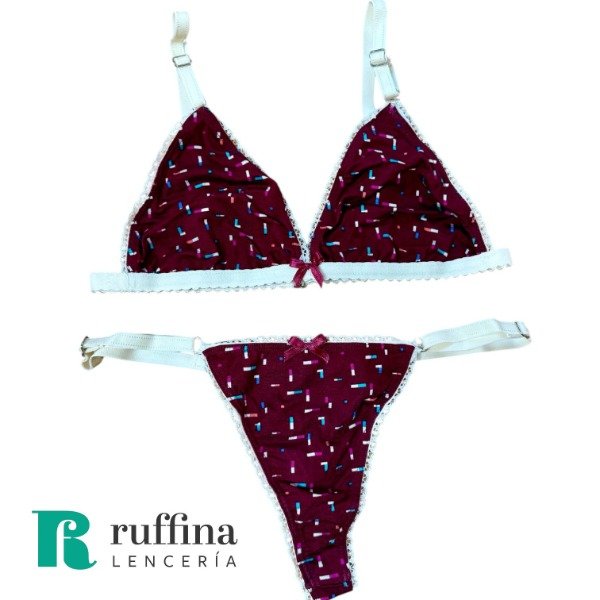 Producto - CONJUNTO RASPBERRY DE ALGODON