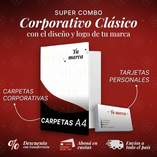 Producto - Carpetas + Tarjetas personales