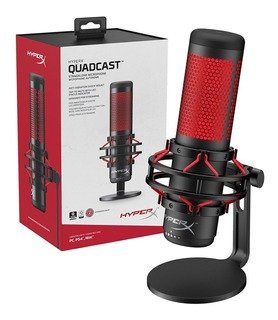 Producto - Micrófono Hyperx Quadcast Condensador Multipatrón Negro - 0