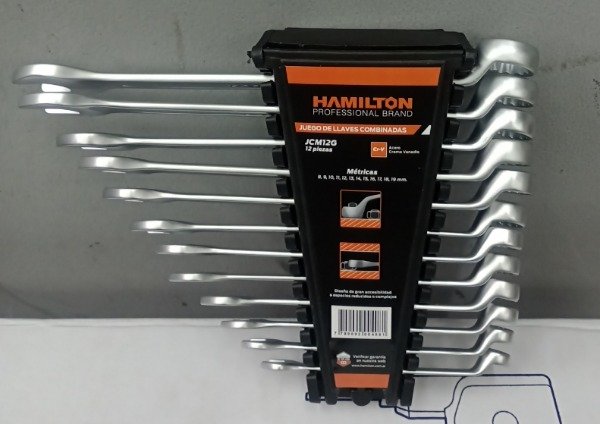 Producto - Llaves combinadas Hamilton 8 al 19 (12 piezas)
