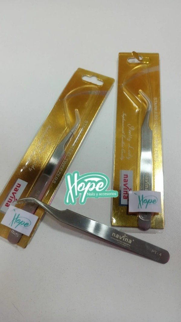 Producto - PINZA CURVA NAVINA PARA PESTAÑAS