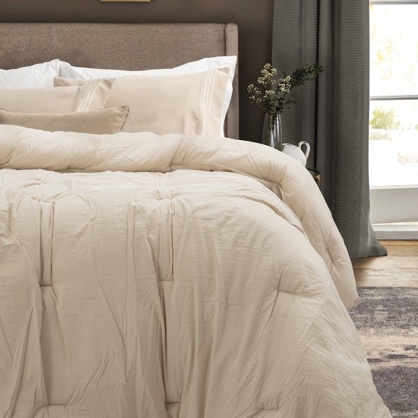 Producto - ACOLCHADO PLUMÓN DE MICROFIBRA PREWASHED MATELASEADO MEDIDA KING