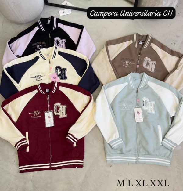 Producto - CAMPERA UNIVERSITARIA CH
