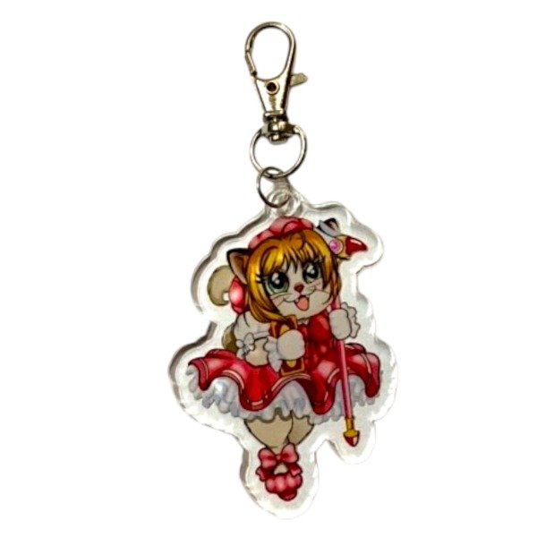 Producto - Llavero Acrilico con Gancho Neko Sakura Card Captor Anime