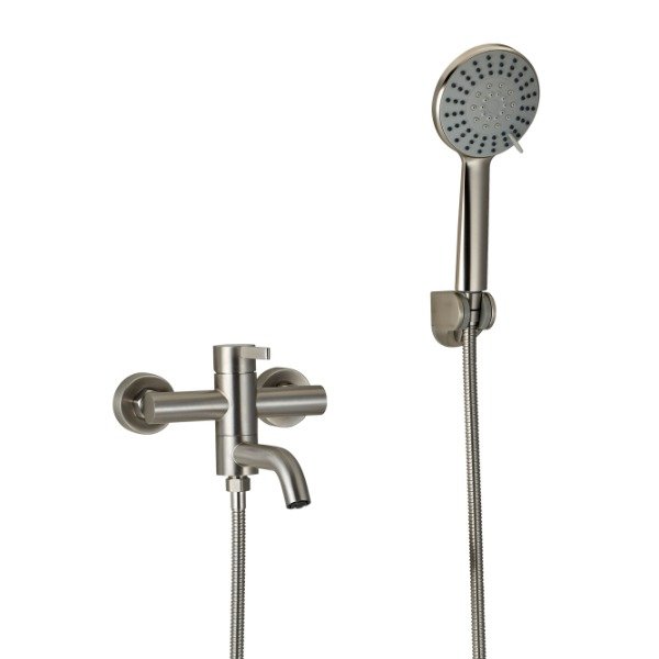 Producto - Línea Steel Ducha exterior Monocomando acero