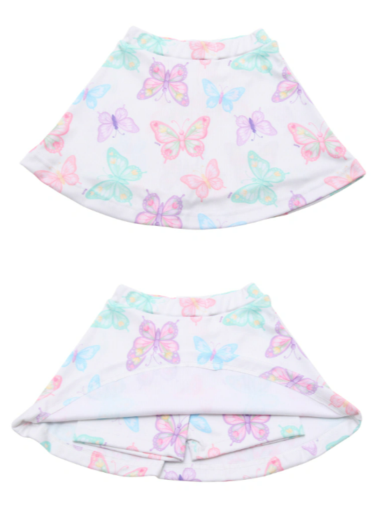 Producto - Pollera short mariposa tiza - 1