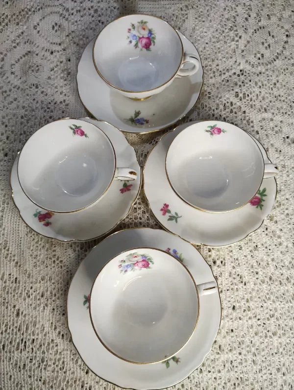 Producto - Juego de café Verbano modelo floral