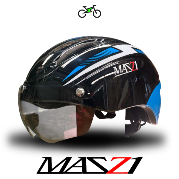 Producto - Casco Mazzi WX-032 - Con Visor Imantado y Luz LED Integrada