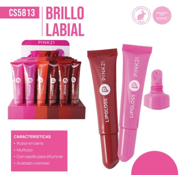 Producto - Lip Gloss Pink 21 efecto glossy