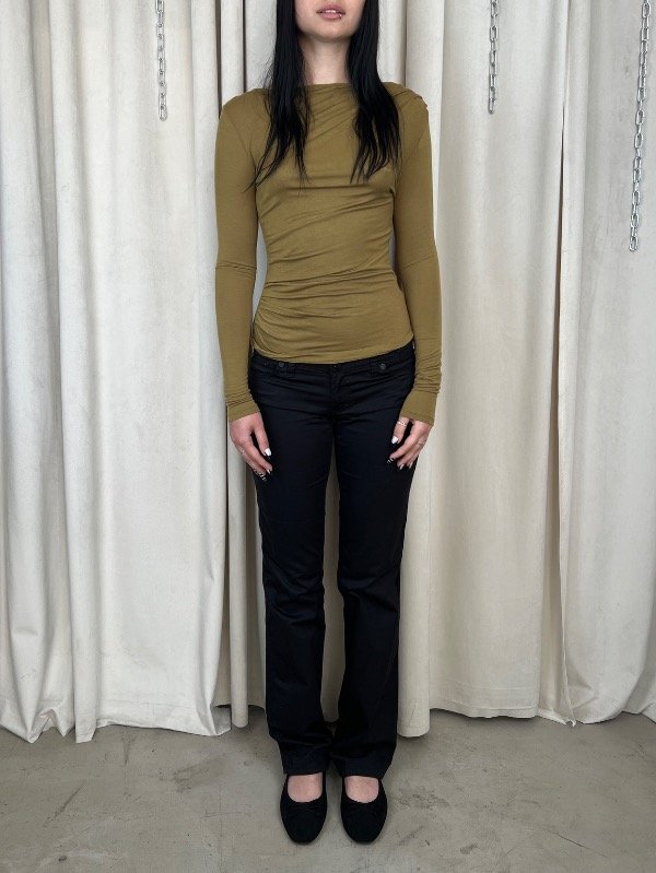 Producto - Olive draped Top - 8