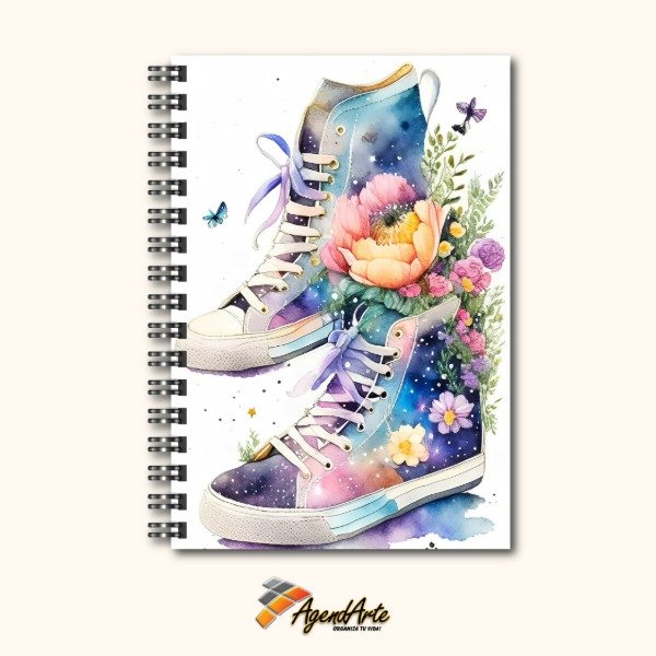 Producto - Cuaderno Anotador A5 - Tapa Dura - 120 hojas Diseño 1