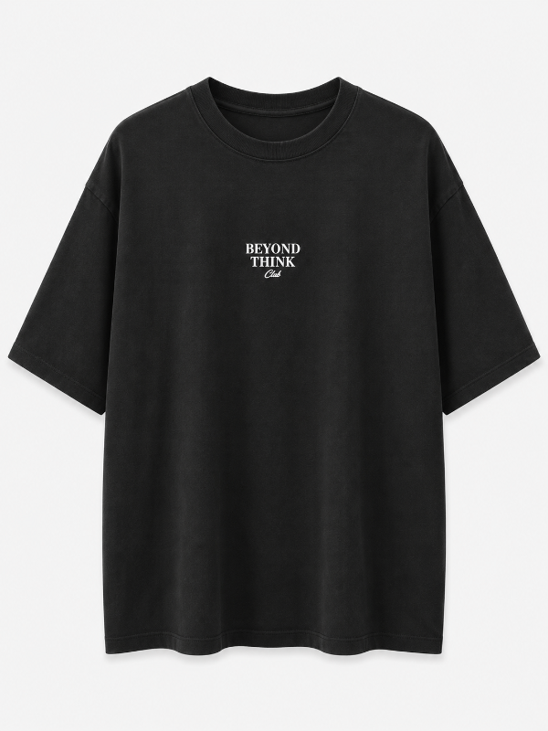 Producto - Remera Oversize Think Negro - 0