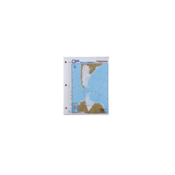 Producto - MAPA N 3 ARGENTINA BICONTINENTAL POLÍTICO