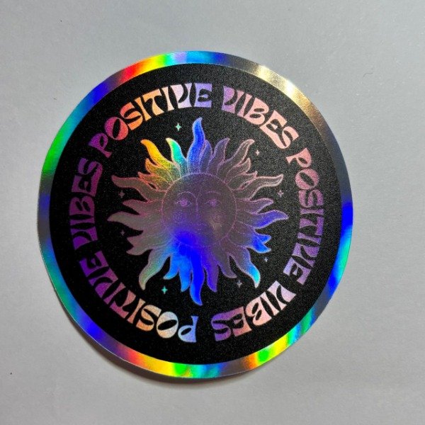 Producto - Positive vibes tornasolado