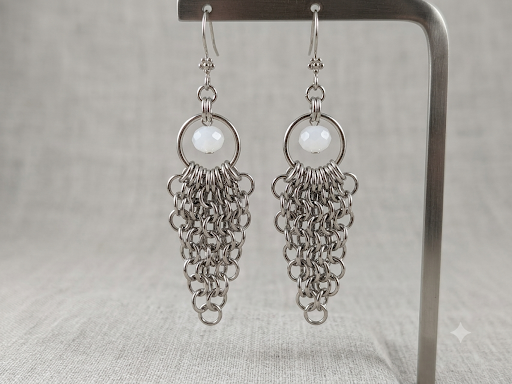 Producto - AROS COLGANTE CON PERLITA BLANCA ACERO QUIRÚRGICO