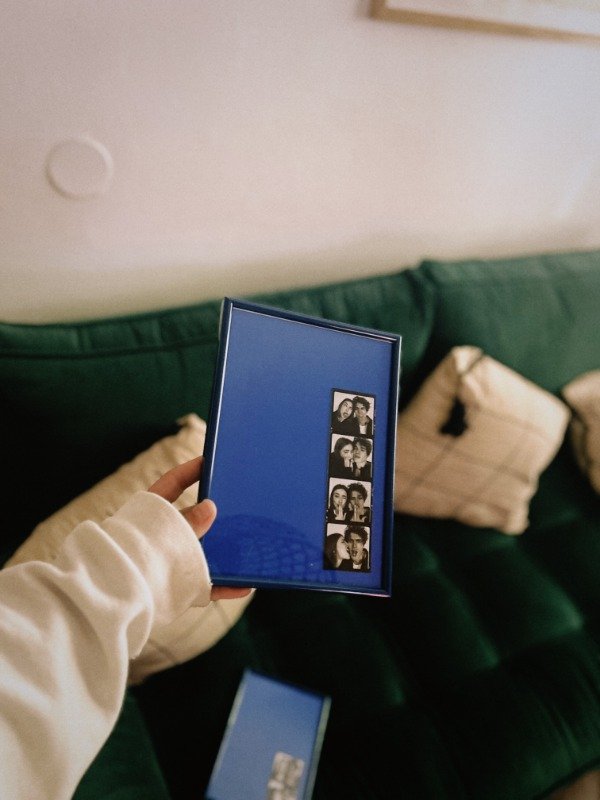 Producto - Cuadro azul strip 21x15cm