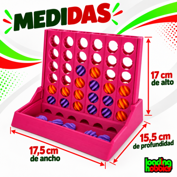 Producto - Juego Conecta 4 Twister Modelo Grande - 4