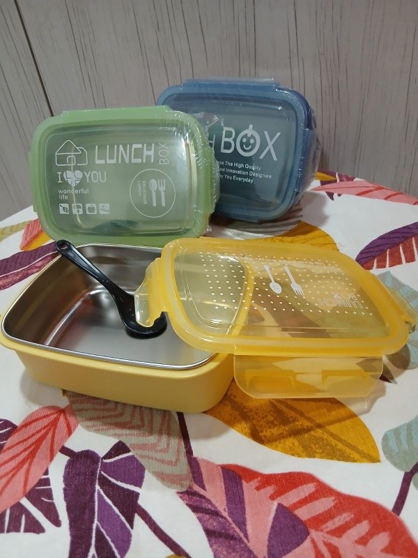 Producto - Lunchera de aluminio con cuchara