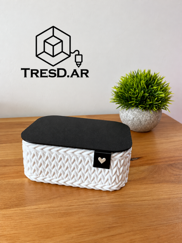 Producto - Caja Organizadora Tejida - Pequeña - 1