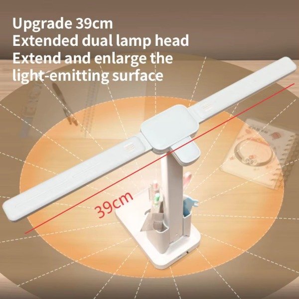 Producto - 0869 Lampara De Mesa Escritorio Luz Led 3 Tonos Ajustable Con Usb - 4