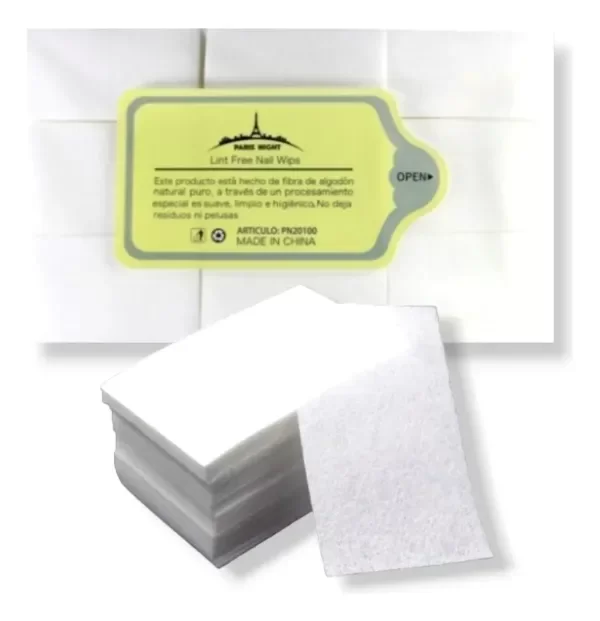 Producto - 900 Wipes Toallitas Celulosa Uñas Esculpidas No Pelusa paris night