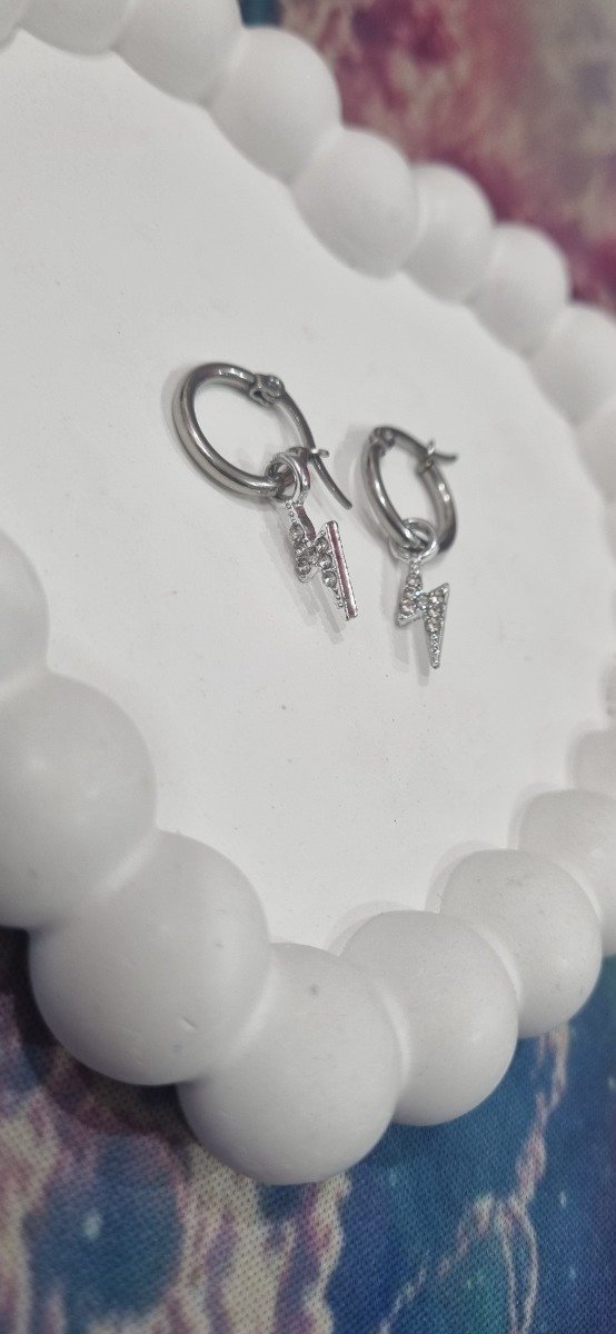 Producto - Argollas Rayo Strass AQ