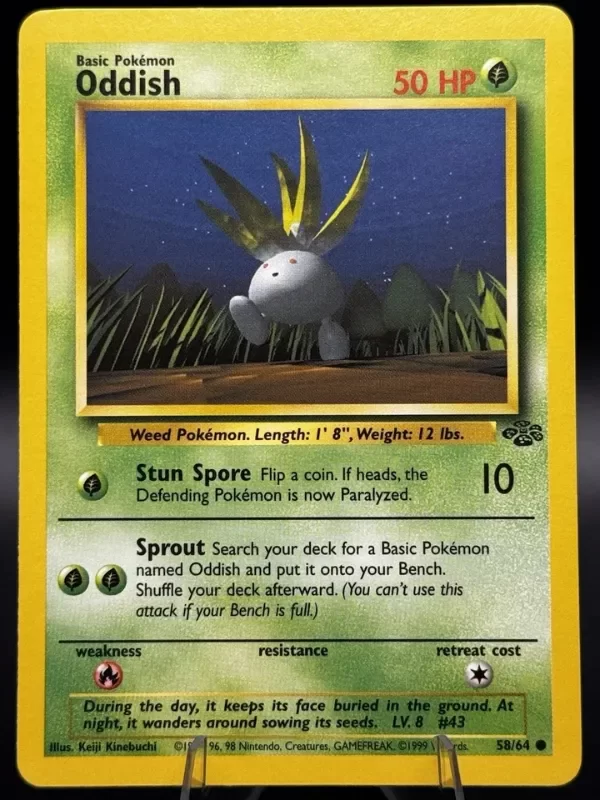 Producto - Oddish 58/64 Jungle Unlimited - Common - WOTC Pokemon