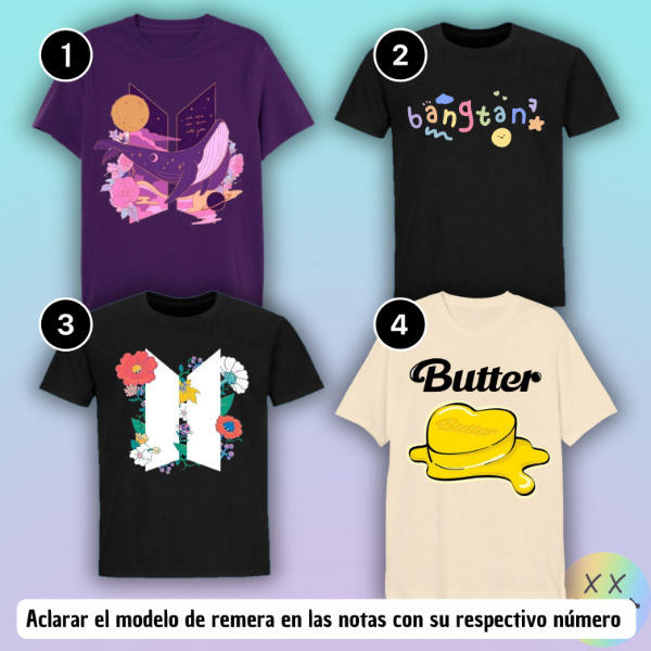 Producto - Remeras BTS #1 (varios modelos)