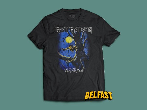 remera iron maiden fear of the dark