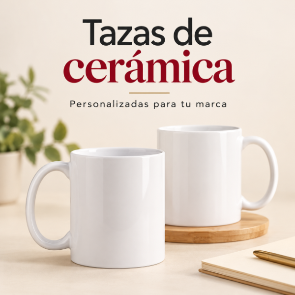 Producto - Taza de Cerámica Sublimada Personalizada con Logo Merchandising Empresarial