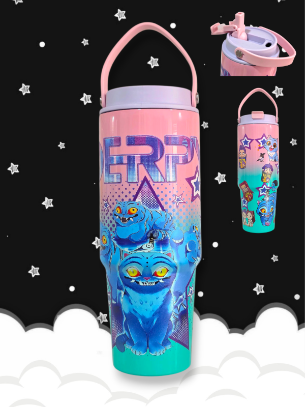 Producto - Vaso térmico Guerreras k-pop con agarre