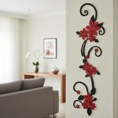 Producto - Flores Decorativas Pared Caladas Fibrofacil - 0