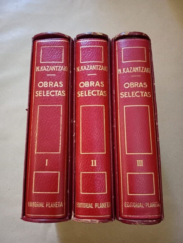 Producto - Obras selectas I, II, III - N. Kazantzaki - Planeta 1960 T D