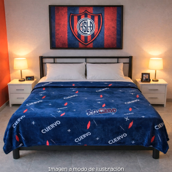 Producto - FRAZADA 2 PLAZAS SAN LORENZO FLANNEL