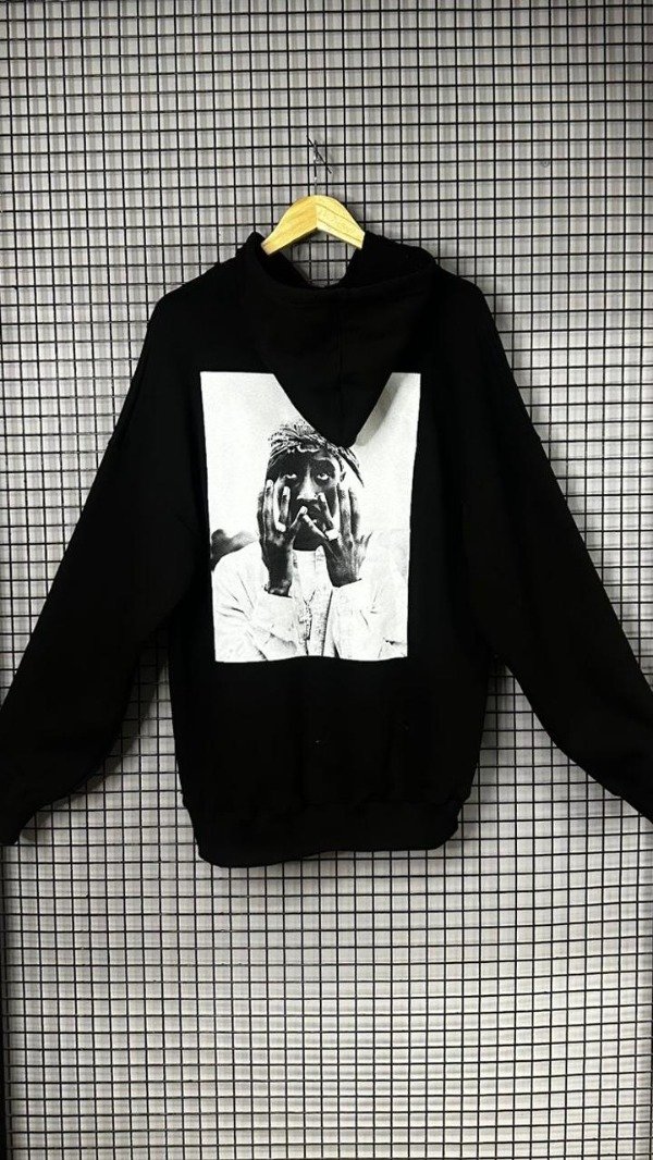 Producto - BUZO OVERSIZE TUPAC NEGRO