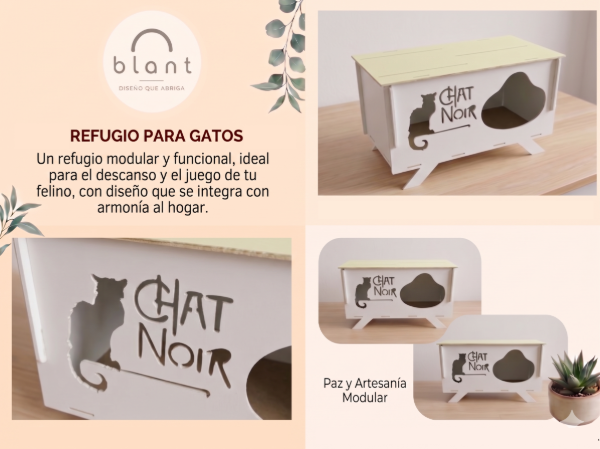 Producto - Refugio Tolhui para gatos-blant - 2