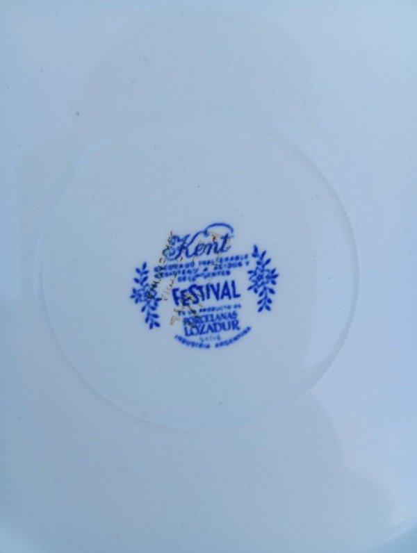 Producto - Plato hondo de loza nacional Festival Kent - 1