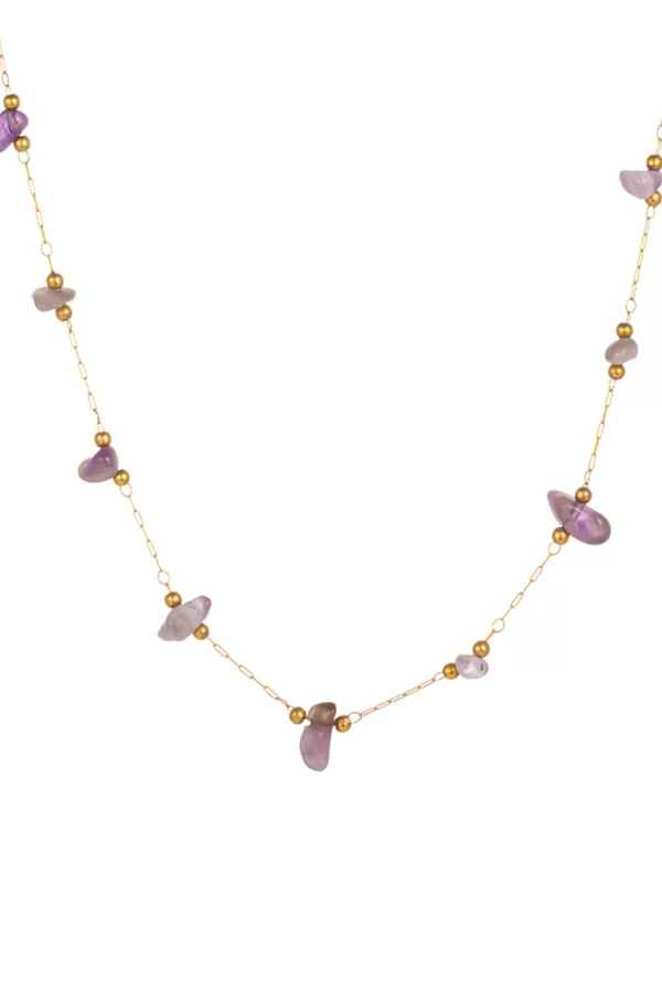 Producto - Collar Piedras Violeta
